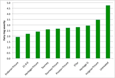 Efficacy of fairy ring control products
