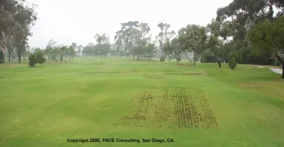Fairway spot-aeration