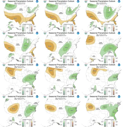 La Nina 2021-2022 Seasonal precipitation outlook