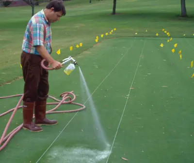 Applying soap flush through a hose-end sprayer