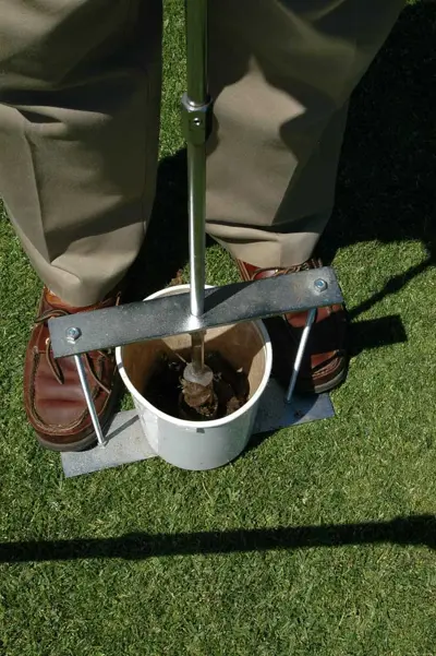 Model C soil auger use