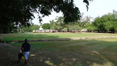 Train passing hole 6 at Royal Colombo
